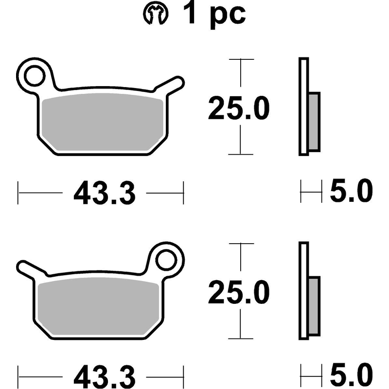 Bremsbeläge BREMBO