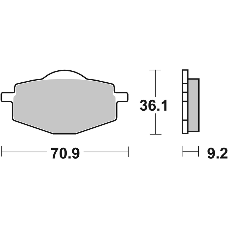 Bremsbeläge BREMBO