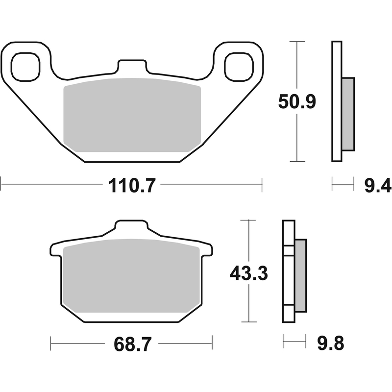 Bremsbeläge BREMBO