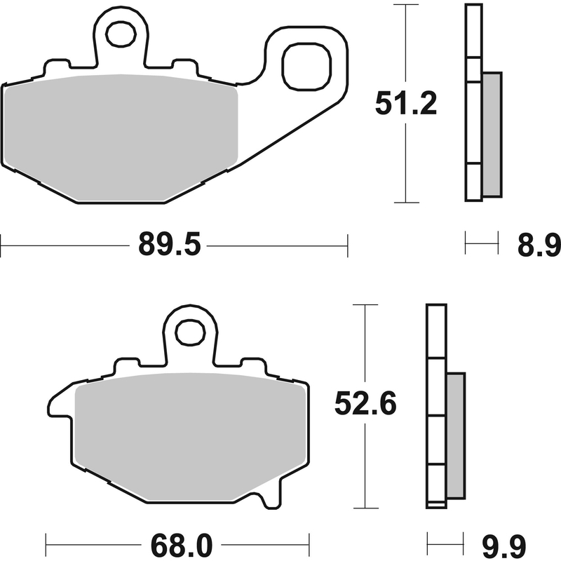 Bremsbeläge BREMBO