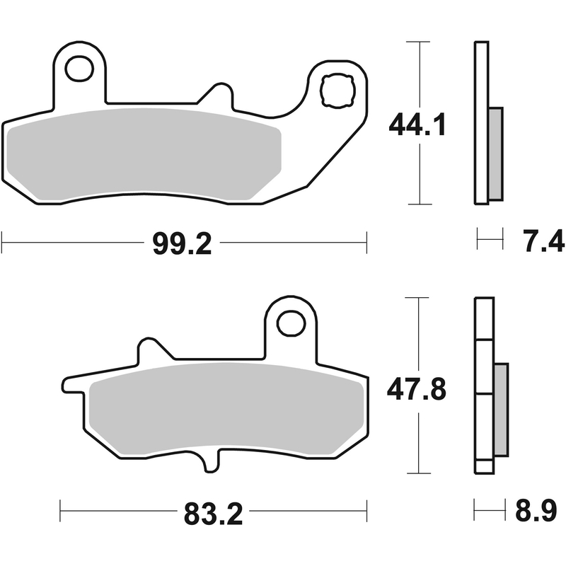 Bremsbeläge BREMBO