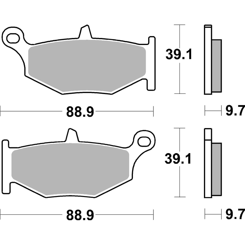 Bremsbeläge BREMBO