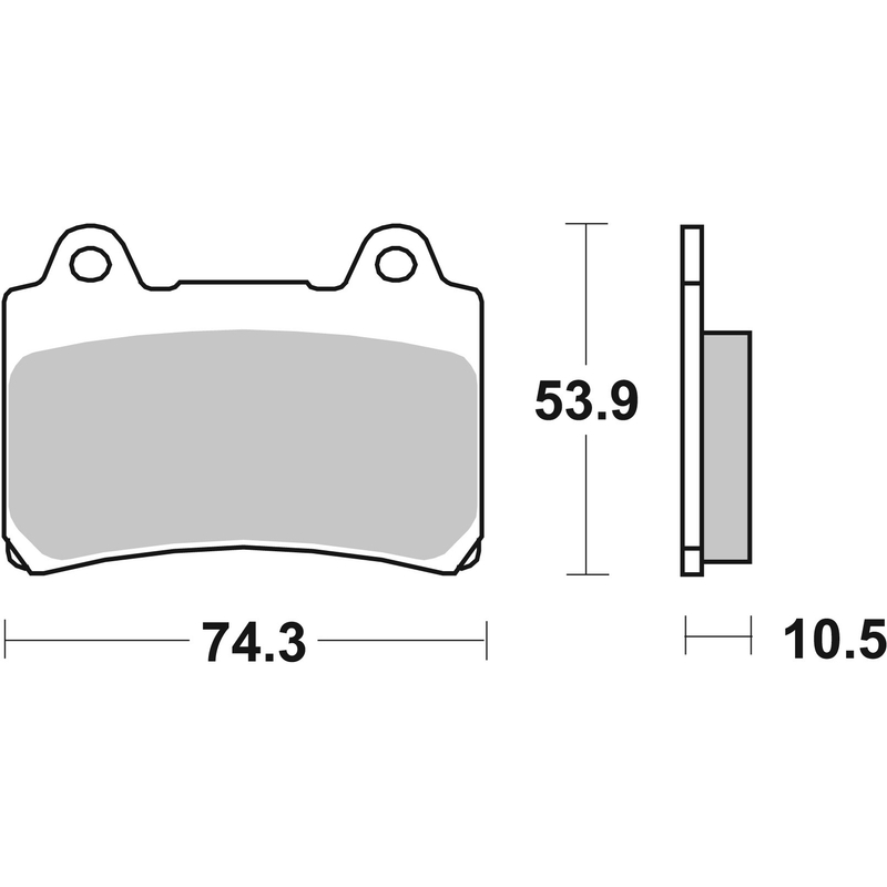Bremsbeläge BREMBO