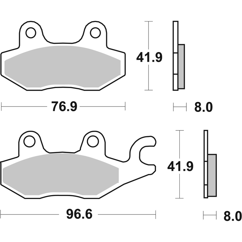 Bremsbeläge BREMBO
