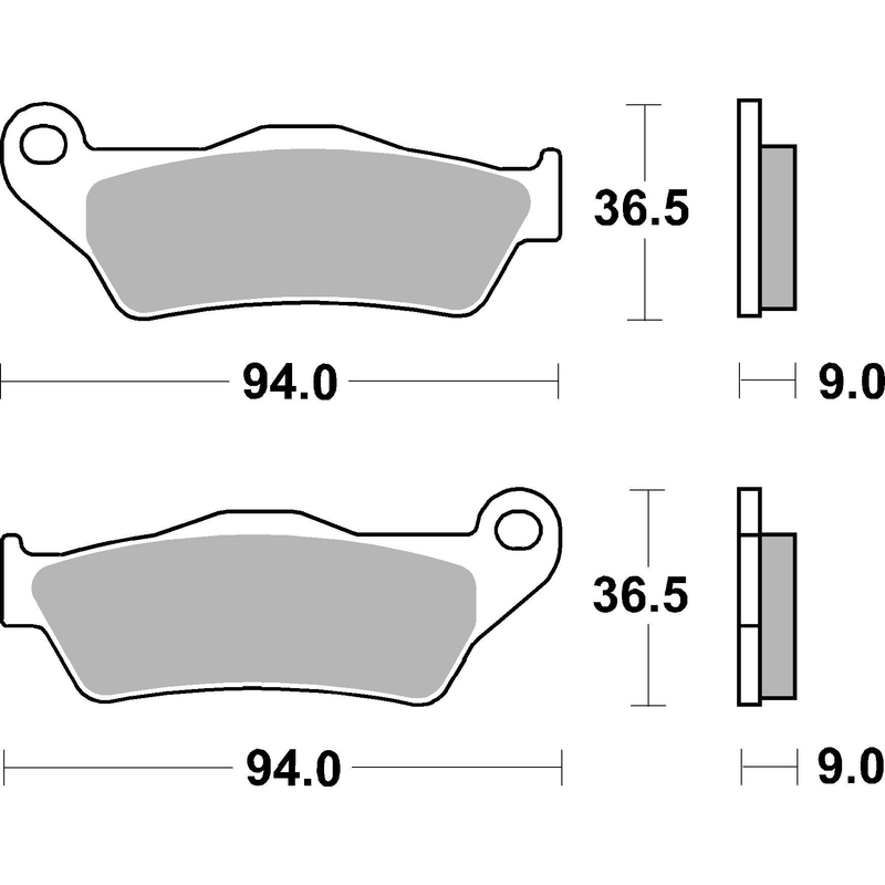 Bremsbeläge BREMBO für HARLEY DAVIDSON XG 750 Street 2014-2015