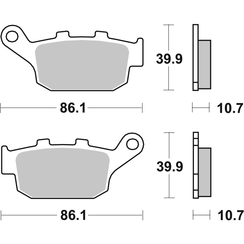 Bremsbeläge BREMBO