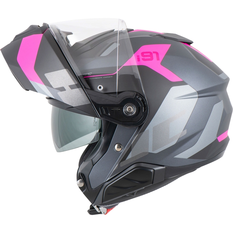 Klapphelm HJC i91 Carst MC8SF schwarz-pink
