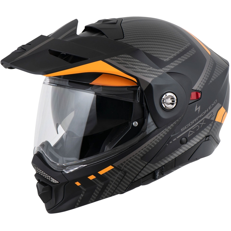 Klappbarer Motorradhelm Scorpion ADX-2 LEWIS mattschwarz-orange