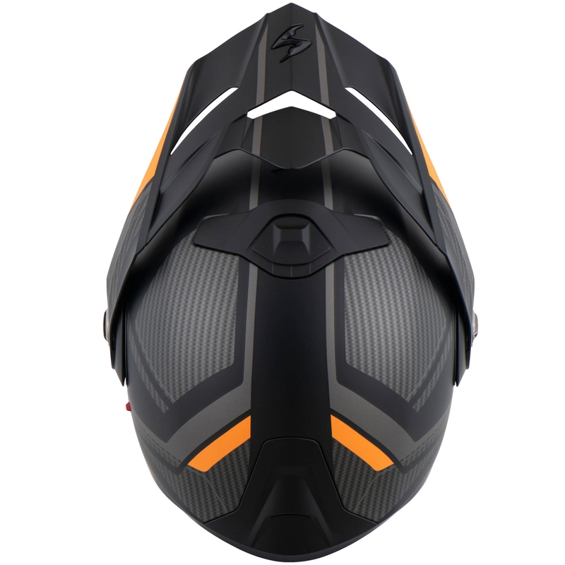 Klappbarer Motorradhelm Scorpion ADX-2 LEWIS mattschwarz-orange