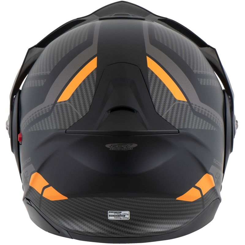 Klappbarer Motorradhelm Scorpion ADX-2 LEWIS mattschwarz-orange