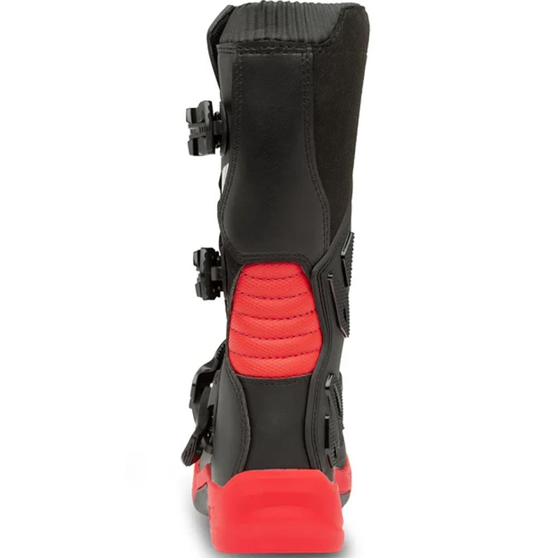 Eleveit X-Peak Kinder-Motocross-Stiefel Schwarz-Rot