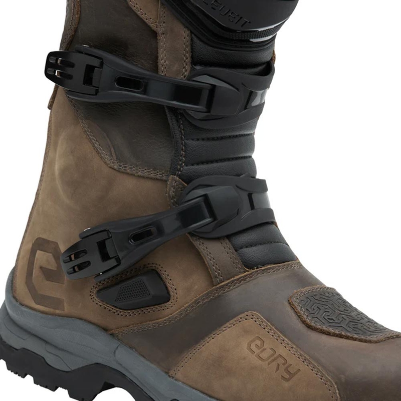 Eleveit X Land ADV E-Dry Motorradstiefel Braun