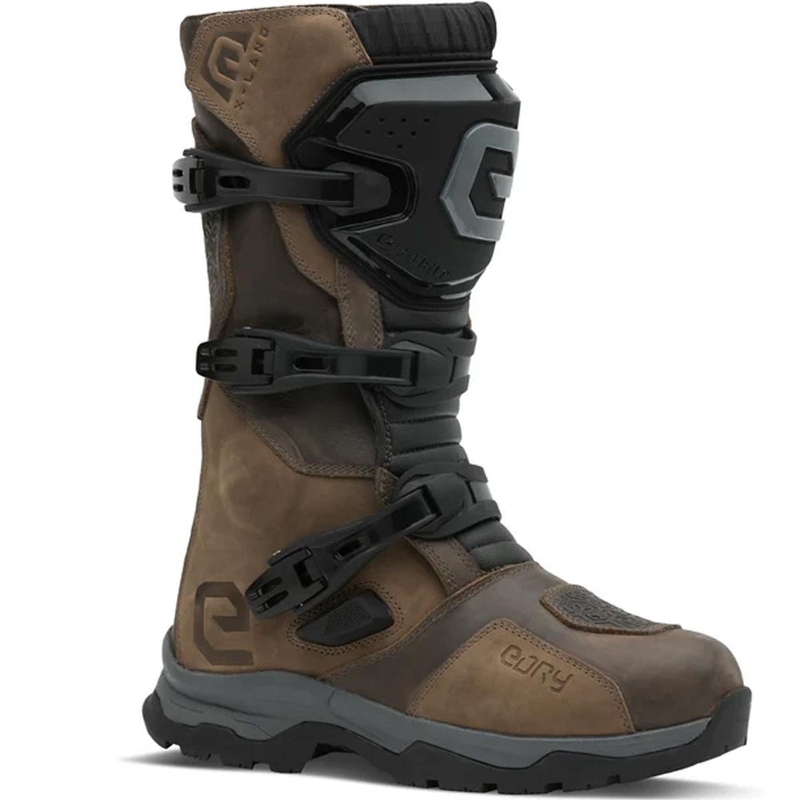 Eleveit X Land ADV E-Dry Motorradstiefel Braun