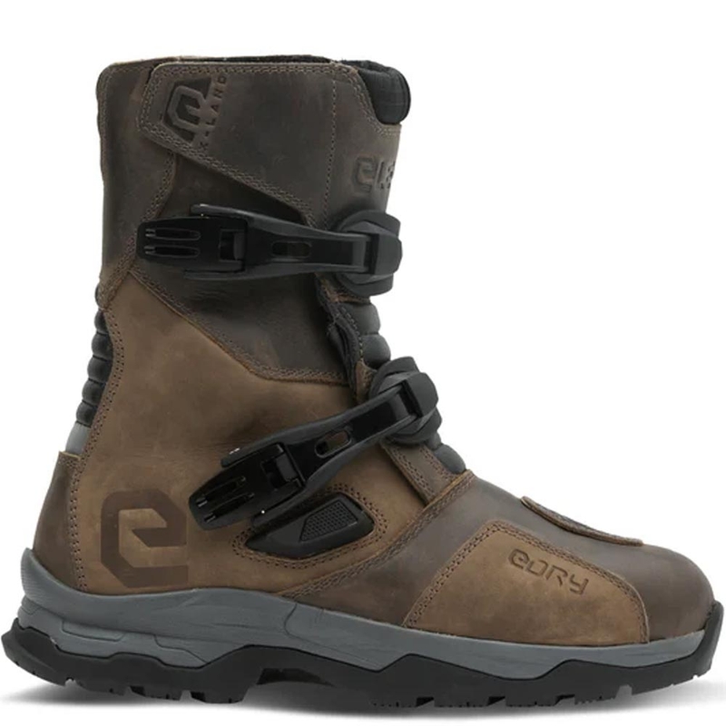 Eleveit X Land ADV Low E-Dry Motorradstiefel Braun