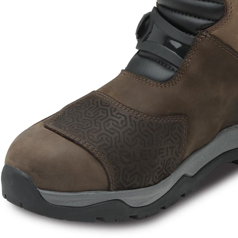 Eleveit X Land ADV Low E-Dry Motorradstiefel Braun
