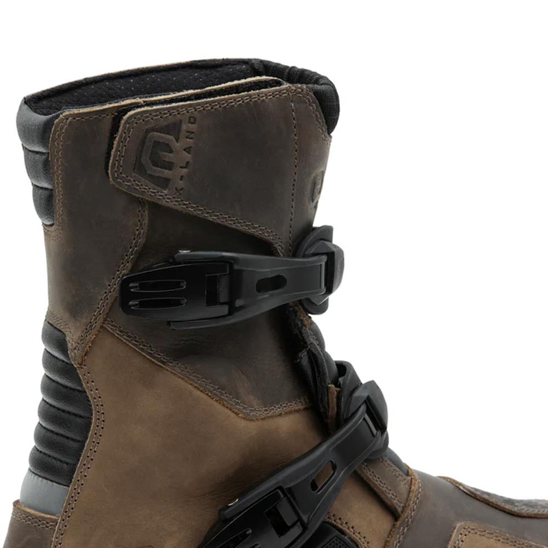Eleveit X Land ADV Low E-Dry Motorradstiefel Braun