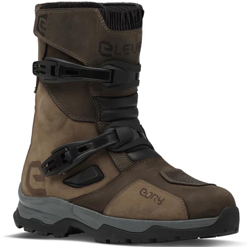 Eleveit X Land ADV Low E-Dry Motorradstiefel Braun