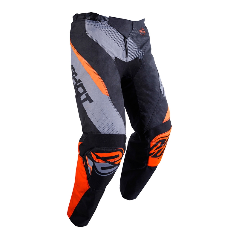 Kinder Motocross Hose Shot DEVO Ultimate schwarz-fluo orange Ausverkauf