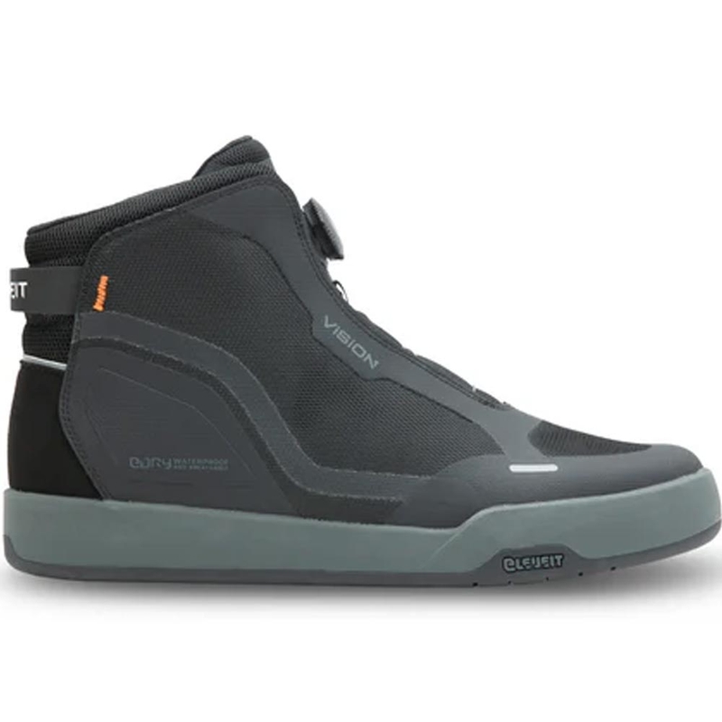 Eleveit Vision E-Dry Motorradstiefel Schwarz
