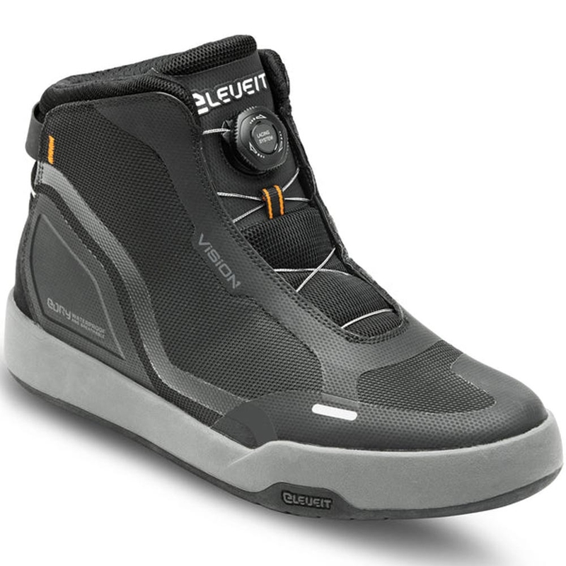 Eleveit Vision E-Dry Motorradstiefel Schwarz