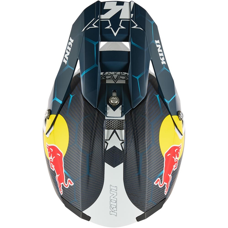 KINI Red Bull MXC2 2.0 Motocross-Helm blau-weiß