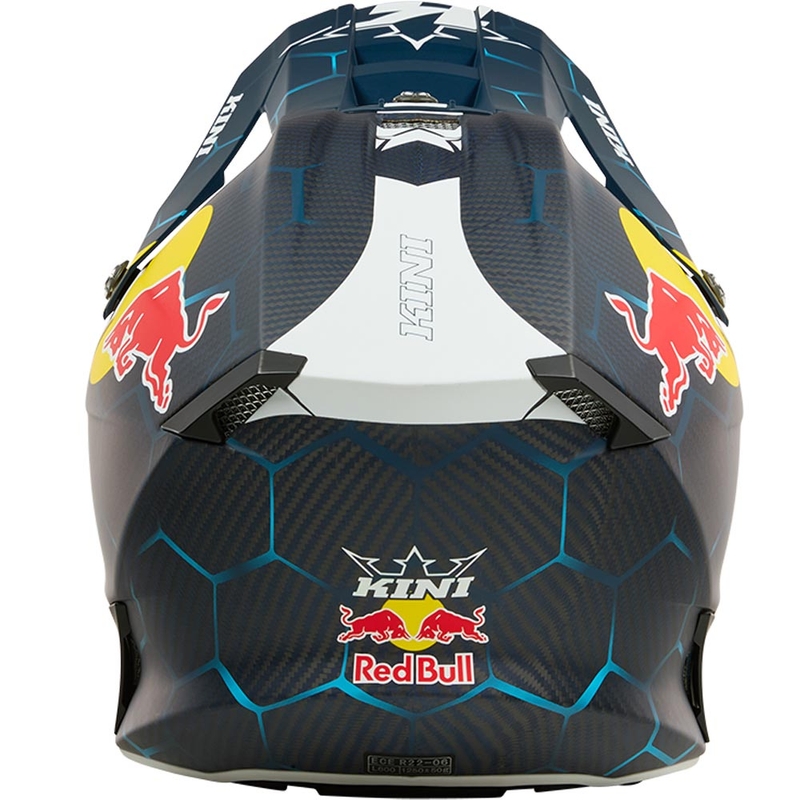 KINI Red Bull MXC2 2.0 Motocross-Helm blau-weiß