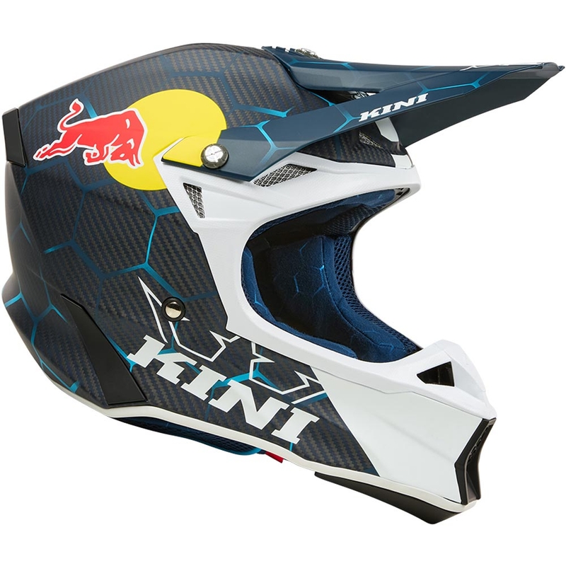 KINI Red Bull MXC2 2.0 Motocross-Helm blau-weiß