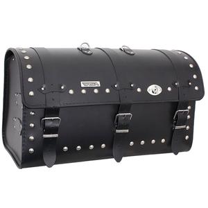 Chopper RSA-18B Motorradkoffer aus Leder mit Schloss