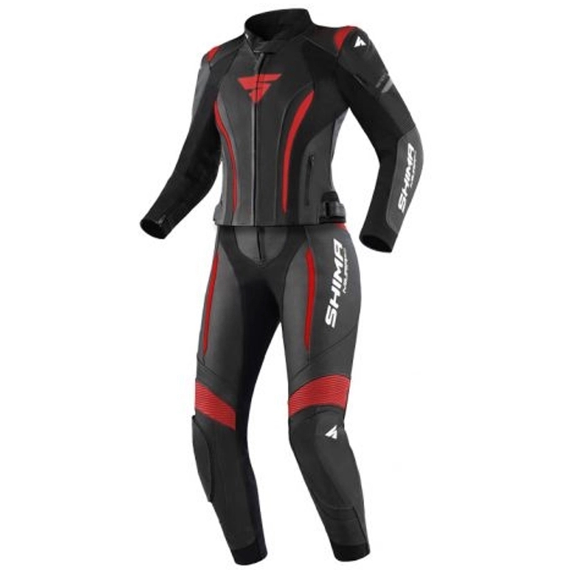 Damen Motorradanzug Shima Miura 2.0 schwarz-rot