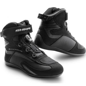 Shima Exo Damen-Motorradstiefel, schwarz-schwarz