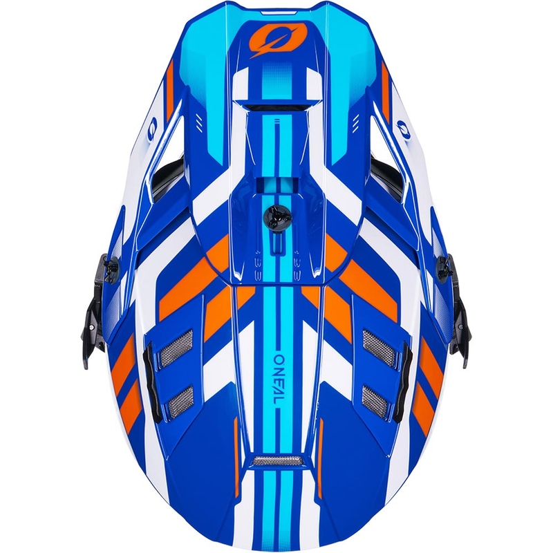 Motocross-Helm O´Neal EX-SRS Dust blau-orange