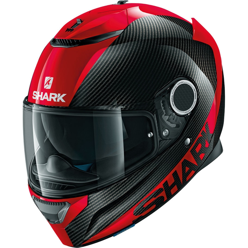 Integralhelm SHARK SPARTAN CARBON Skin schwarz-rot