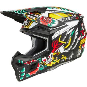O'Neal 3SRS Inked mehrfarbiger Kinder-Motocrosshelm