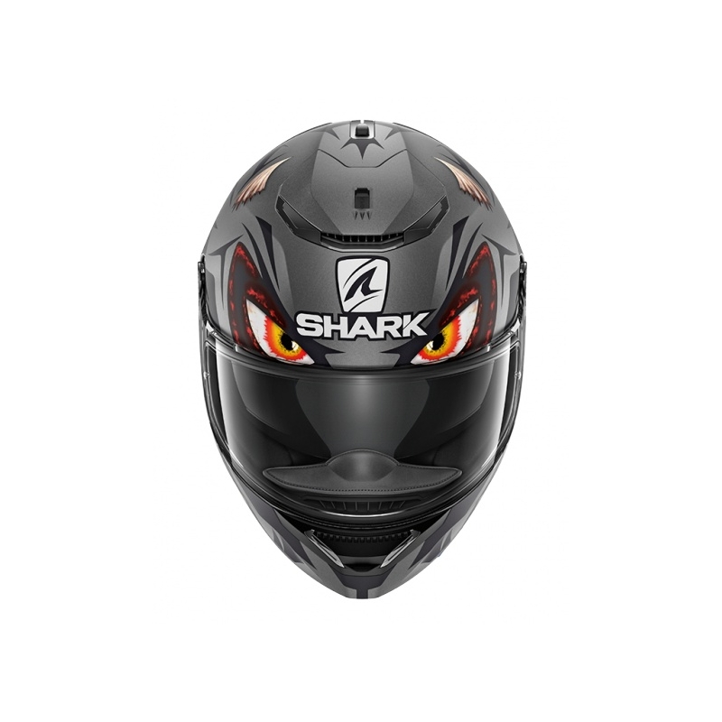 Integralhelm SHARK SPARTAN 1.2 Lorenzo Österreich GP Mat schwarz-grau Ausverkauf