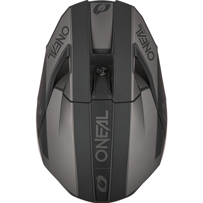 Motocross-Helm O´Neal 3SRS Solid matt schwarz-grau