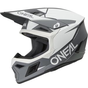 Motocross-Helm O´Neal 3SRS Solid matt weiß-grau
