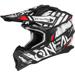 O´Neal 2SRS Glitch Motocross-Helm schwarz-weiß