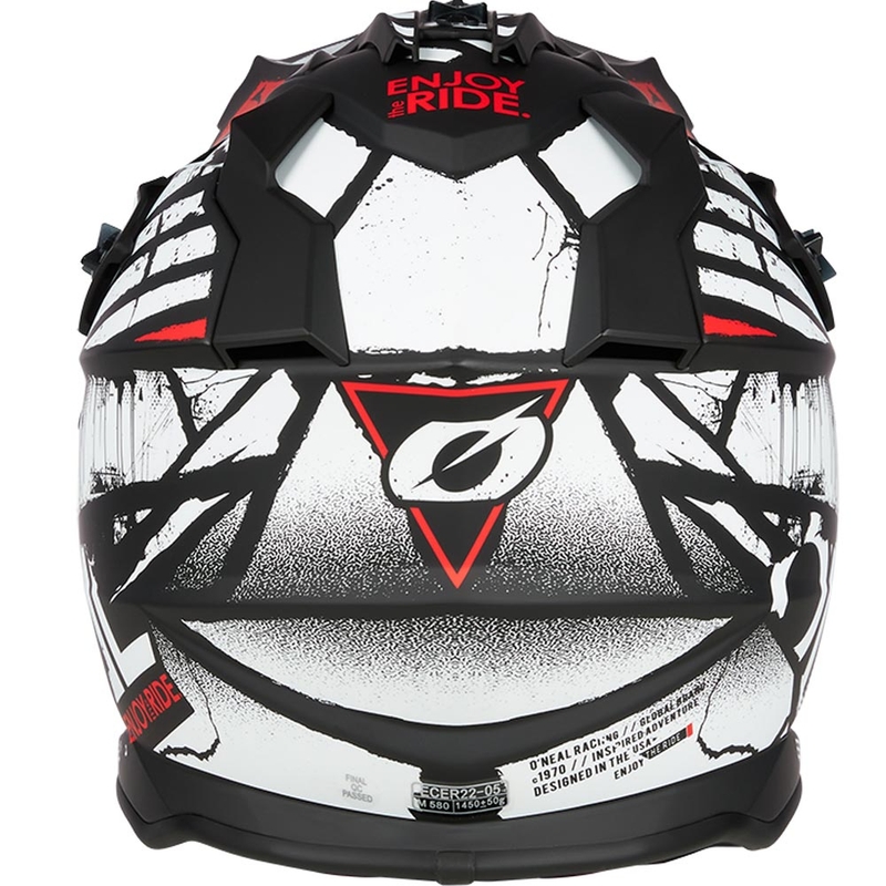 O´Neal 2SRS Glitch Motocross-Helm schwarz-weiß