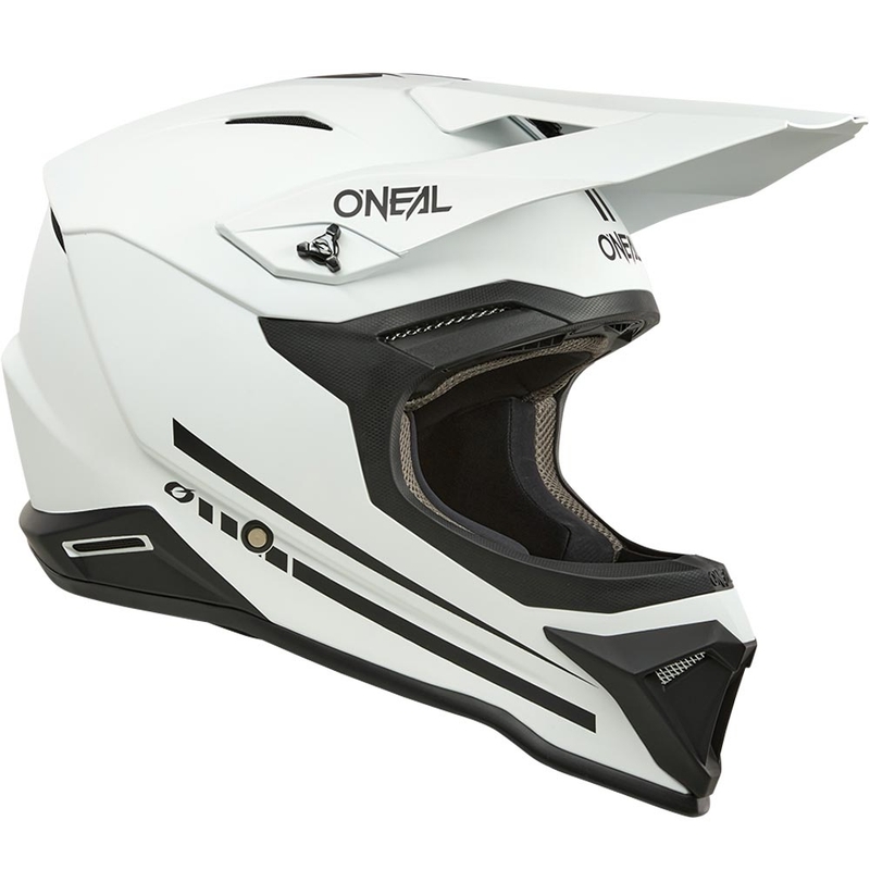 Motocross-Helm O'Neal 1SRS Solid mattweiß