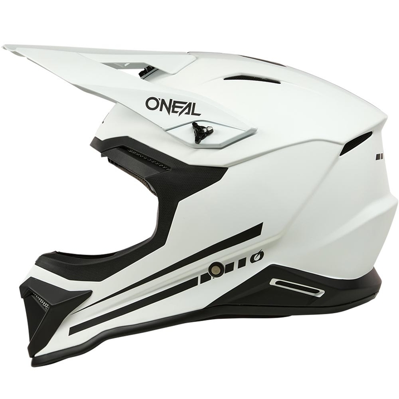 Motocross-Helm O'Neal 1SRS Solid mattweiß