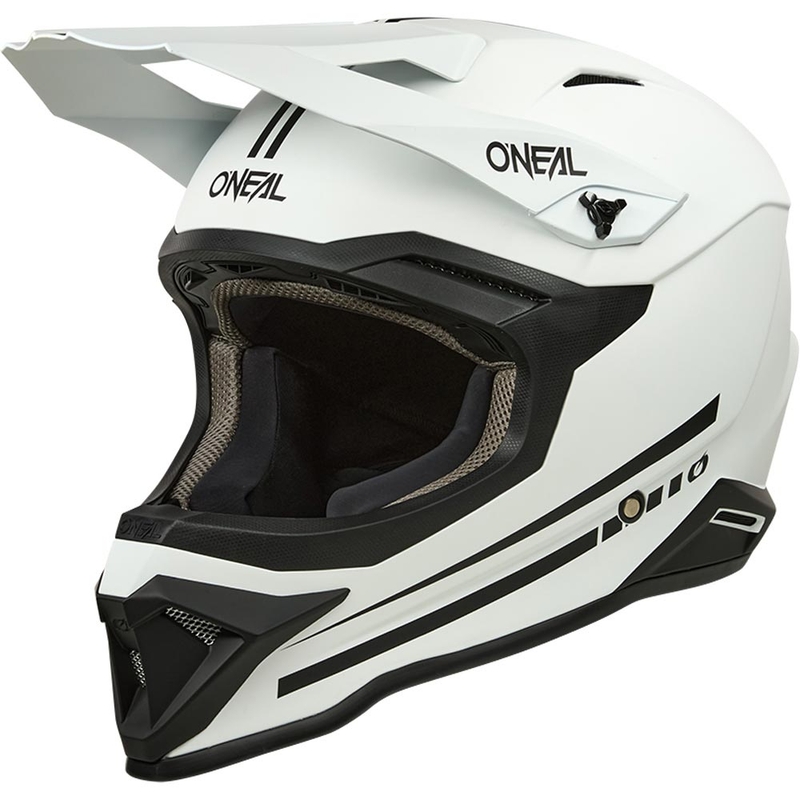 Motocross-Helm O'Neal 1SRS Solid mattweiß