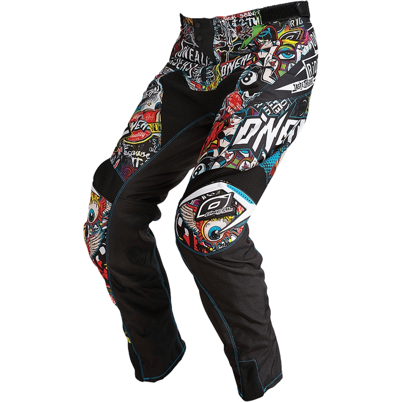 O'Neal Mayhem Crank Motocross-Hose, schwarz-mehrfarbig