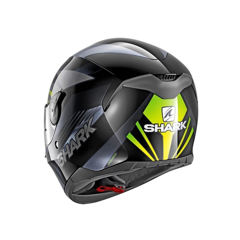 Integralhelm SHARK D-SKWAL Mercurium schwarz-grau-fluo grün Ausverkauf