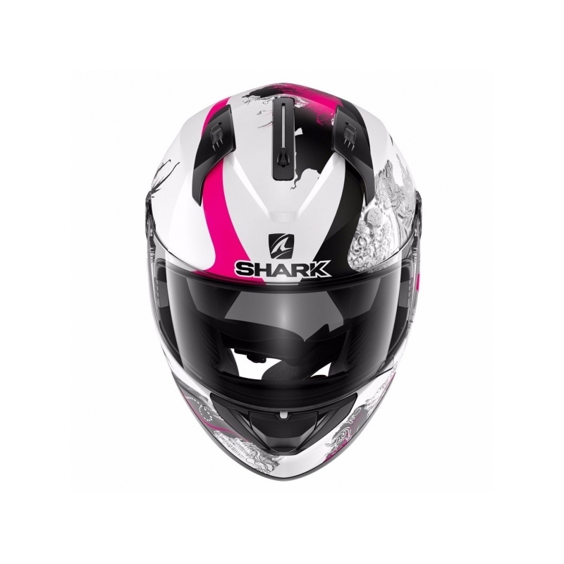 Integralhelm SHARK RIDILL 1.2 Spring weiß-schwarz-rosa