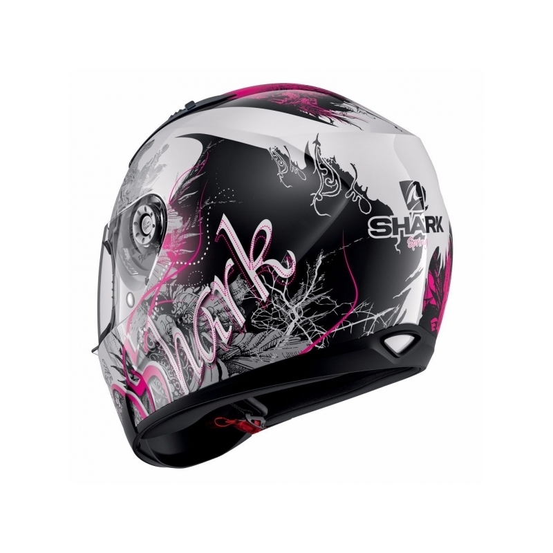 Integralhelm SHARK RIDILL 1.2 Spring weiß-schwarz-rosa