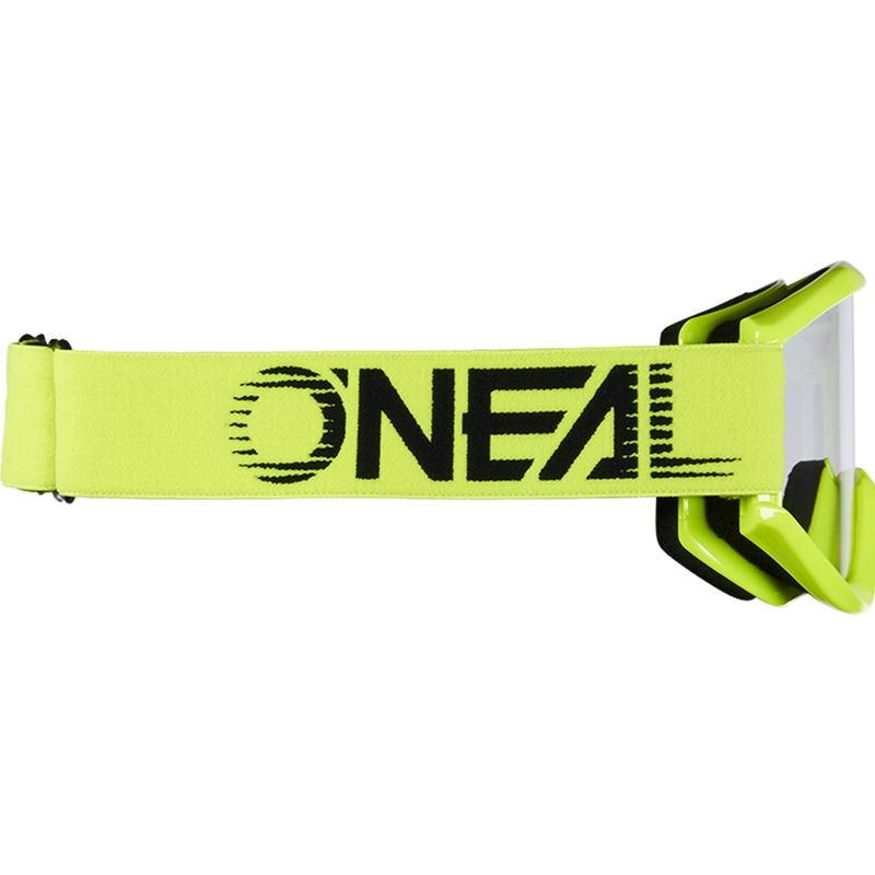 Motocross-Brille O´Neal B-Zero fluoreszierend gelb (klares Plexiglas)