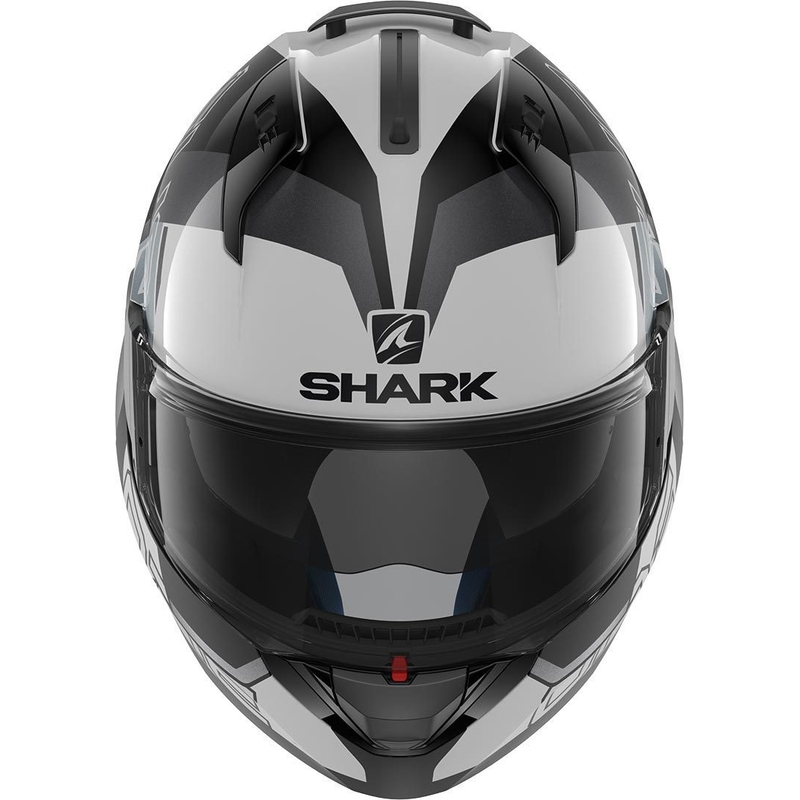 Klapphelm SHARK EVO-ONE 2 Slasher schwarz-weiß-silber