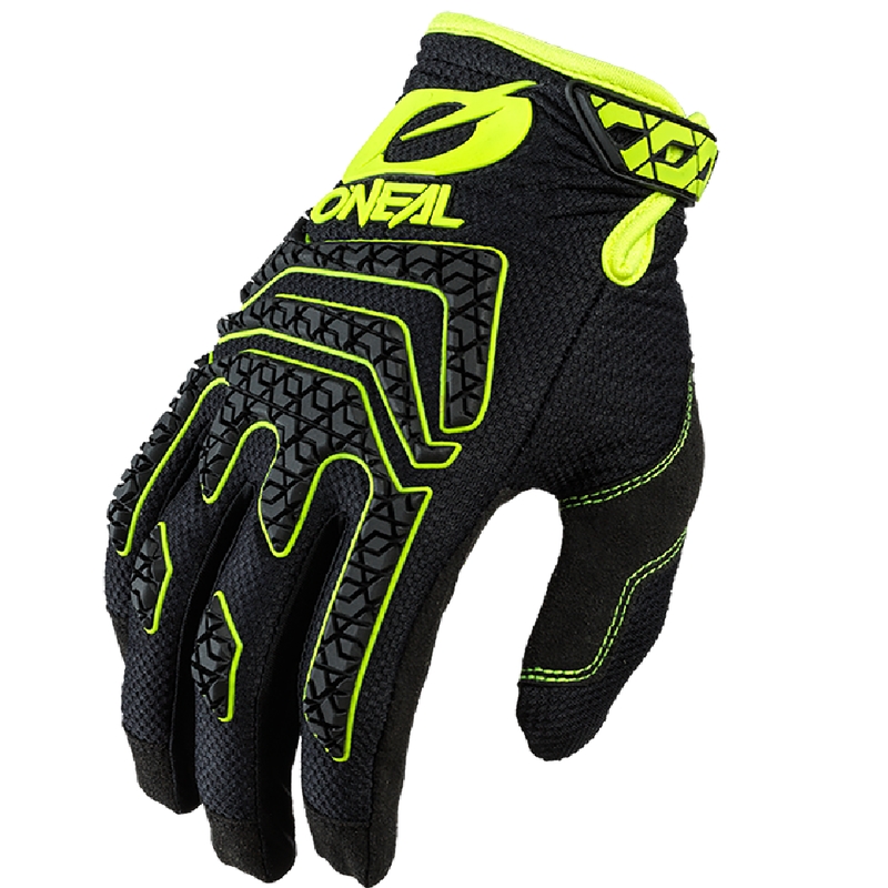 O'Neal Sniper Elite Motocross-Handschuhe, schwarz-fluoreszierend gelb