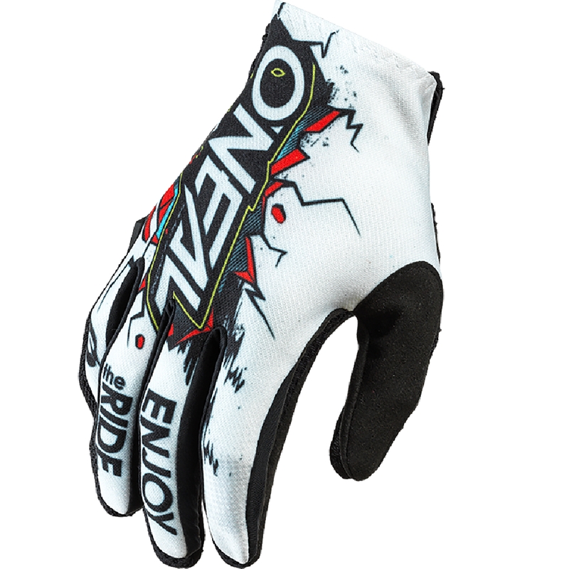 O'Neal Matrix Villain Motocross-Handschuhe, weiß