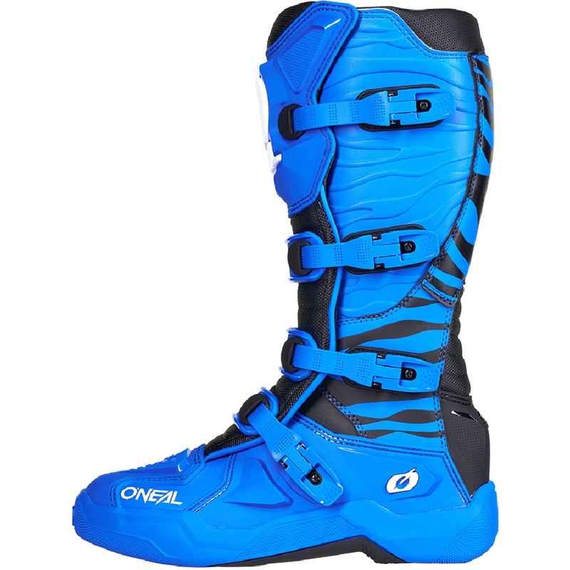 O'Neal 3SRS Zebra blaue Motocross-Stiefel
